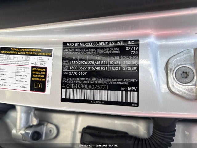 2020 MERCEDES-BENZ GLE 350 4JGFB4KB0LA075771 Photo 8