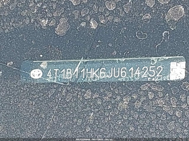 4T1B11HK6JU614252 Toyota a25a-fks