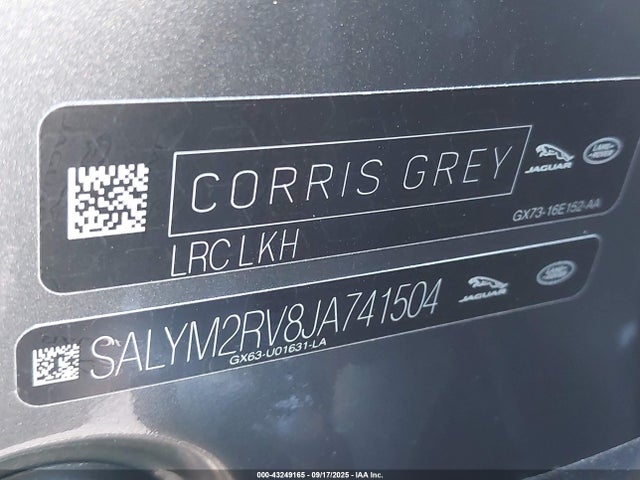 Land Rover aj126 2018 SALYM2RV8JA741504 Image 9