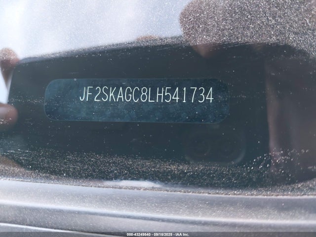 JF2SKAGC8LH541734 Subaru naturally aspirated u5