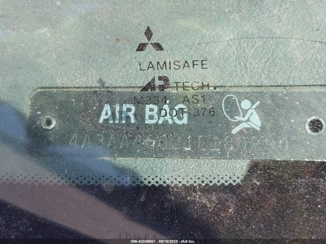 2001 MITSUBISHI GALANT 4A3AA46G21E180290 Photo 8