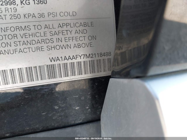2021 AUDI Q5 WA1AAAFY7M2118488 Photo 8