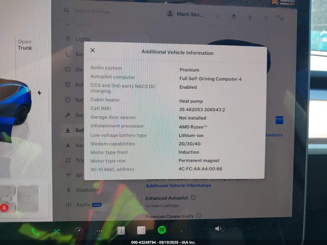 Tesla 2023 2023 7SAYGDEF9PF804878 Image 19