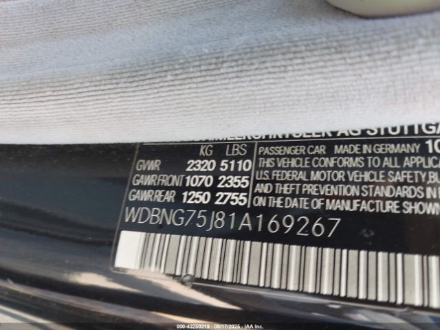 2001 MERCEDES-BENZ S 500 WDBNG75J81A169267 Photo 8