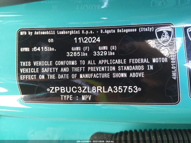 2024 LAMBORGHINI URUS ZPBUC3ZL8RLA35753 Photo 8