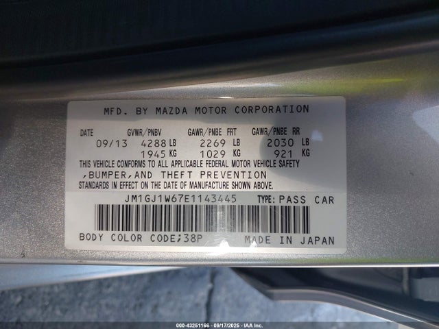 JM1GJ1W67E1143445 Mazda py