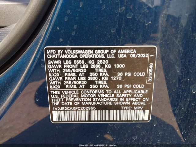 2023 VOLKSWAGEN ATLAS CROSS SPORT 1V2JE2CAXPC202955 Photo 8