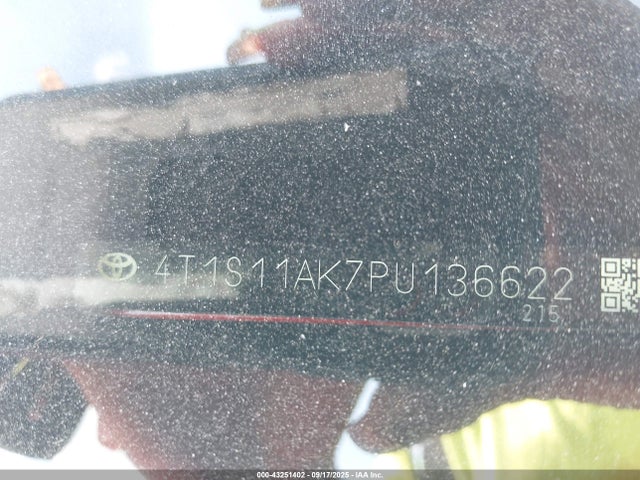 4T1S11AK7PU136622 Toyota a25a-fks