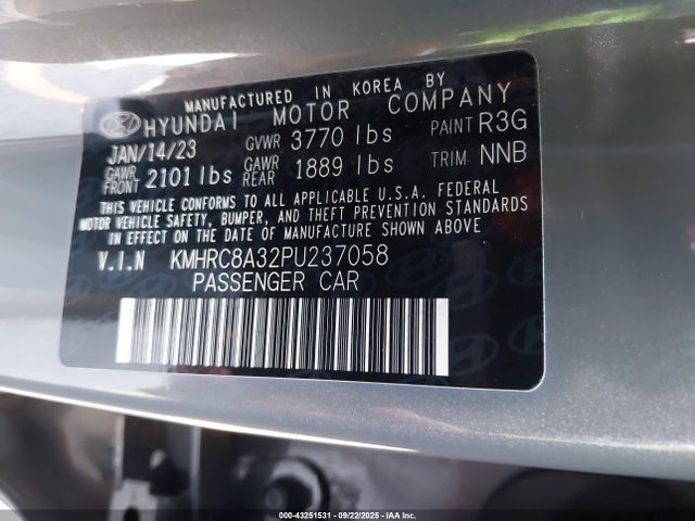 Hyundai gamma ii 2023 KMHRC8A32PU237058 Image 9
