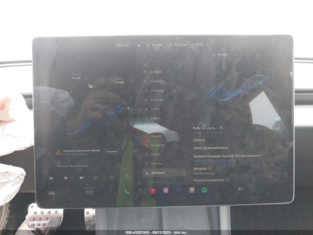 2025 TESLA MODEL 3 5YJ3E1EA4SF878413 Photo 6