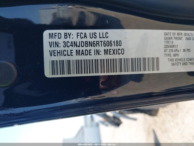 3C4NJDBN6RT606180 Jeep Compass