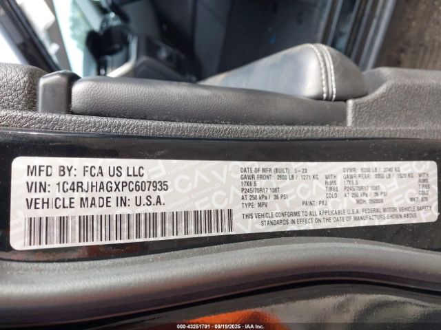 2023 JEEP GRAND CHEROKEE 1C4RJHAGXPC607935 Photo 8