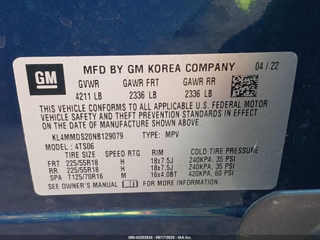 2022 BUICK ENCORE GX KL4MMDS20NB129079 Photo 8