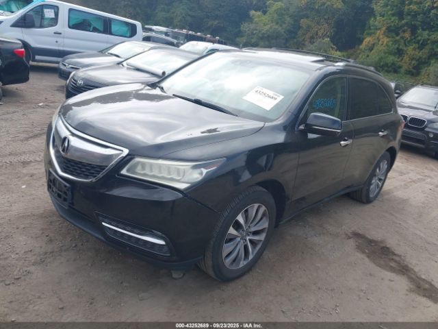 2014 ACURA MDX 5FRYD4H48EB024477 Photo 1