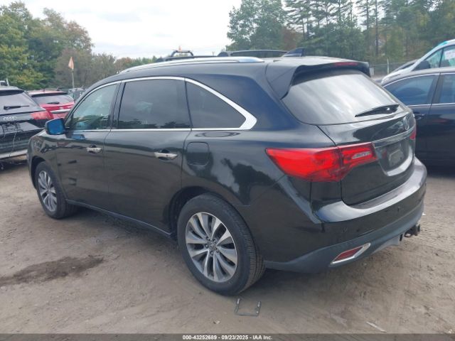 2014 ACURA MDX 5FRYD4H48EB024477 Photo 2