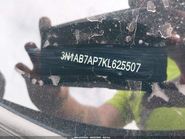 Продаж на аукціоні авто 2019 Nissan Sentra Sv, vin: 3N1AB7AP7KL625507, номер лоту: 43253022