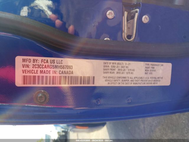 2021 CHRYSLER 300 2C3CCARG5MH567093 Photo 8