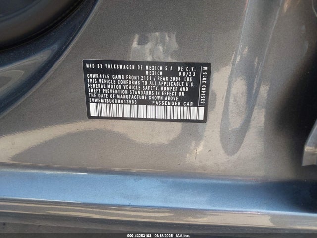 Volkswagen tsi 2024 3VWEM7BU0RM013583 Image 9
