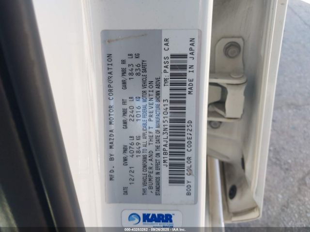 2022 MAZDA MAZDA3 JM1BPAJL3N1510413 Photo 8