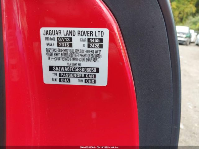 2014 JAGUAR F-TYPE SAJWA6FC5E8K06050 Photo 8
