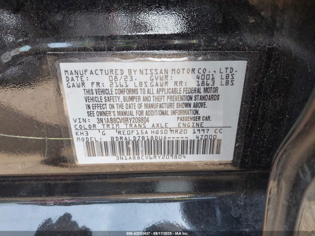 Nissan 2024 2024 3N1AB8CV6RY209804 Image 9