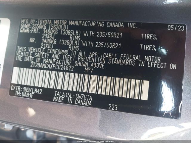 2023 LEXUS RX 350 2T2BAMCAXPC024822 Photo 8