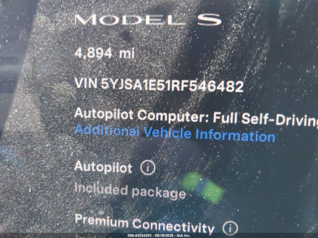 2024 TESLA MODEL S 5YJSA1E51RF546482 Photo 8
