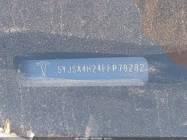 2015 TESLA MODEL S 5YJSA4H24FFP78282 Photo 8