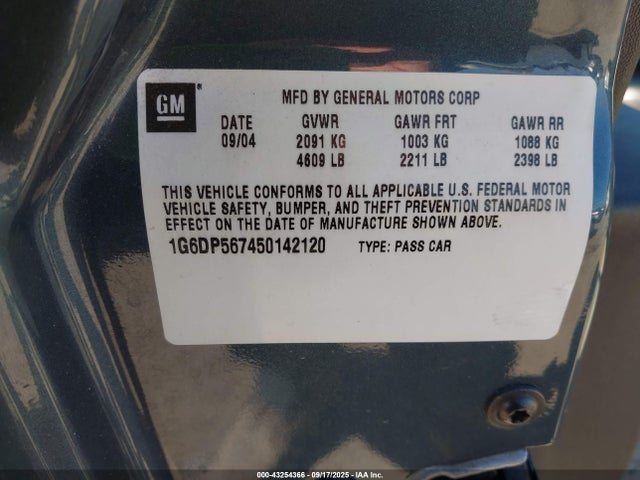 2005 CADILLAC CTS 1G6DP567450142120 Photo 8