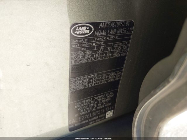 2023 LAND ROVER DEFENDER SALE27EU6P2141344 Photo 8