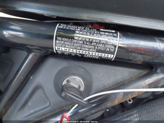 2022 HONDA CMX500 MLHPC5600N5500581 Photo 9