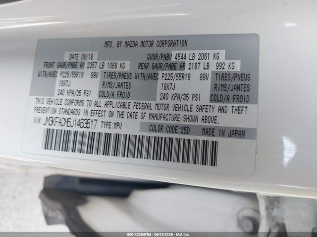 Mazda py cylinder deactivation 2018 JM3KFACM6J1463517 Image 9