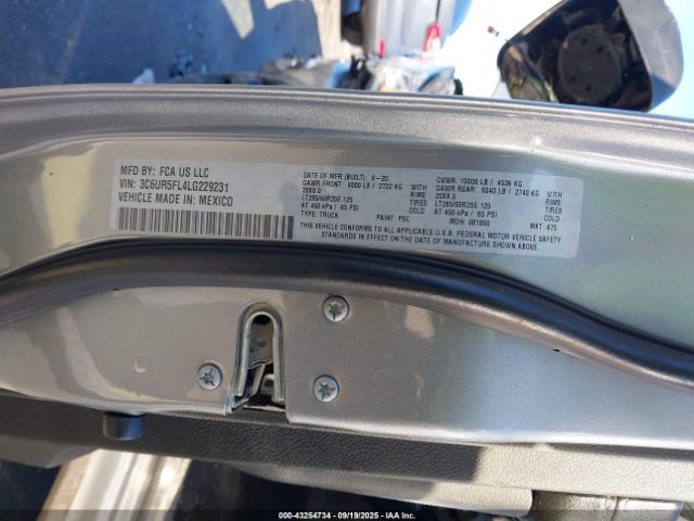 2020 RAM 2500 3C6UR5FL4LG229231 Photo 8