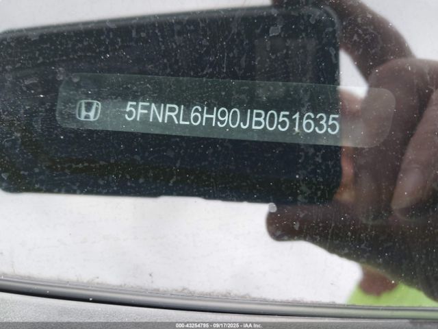 2018 HONDA ODYSSEY 5FNRL6H90JB051635 Photo 8