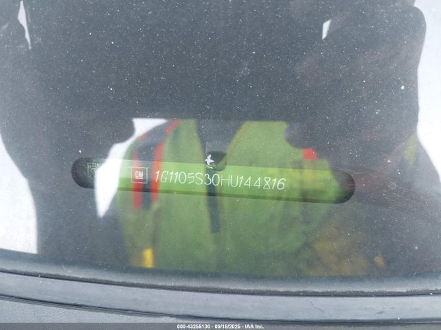 1G1105S30HU144816 Chevrolet lfx - sidi: spark ignited direct injection, vvt, e85 max, alum