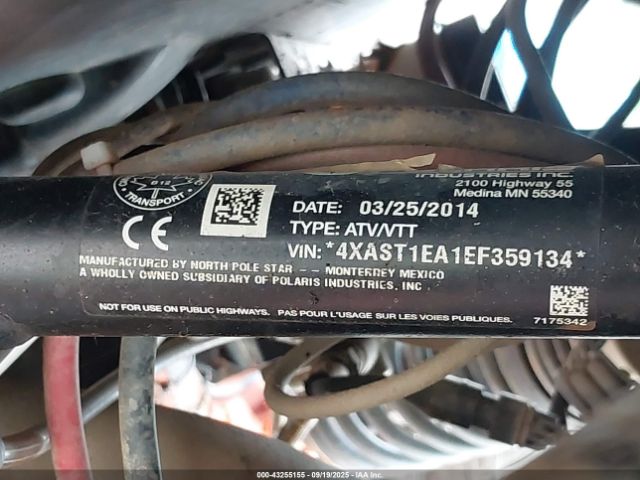 2014 POLARIS RZR 4XAST1EA1EF359134 Photo 9
