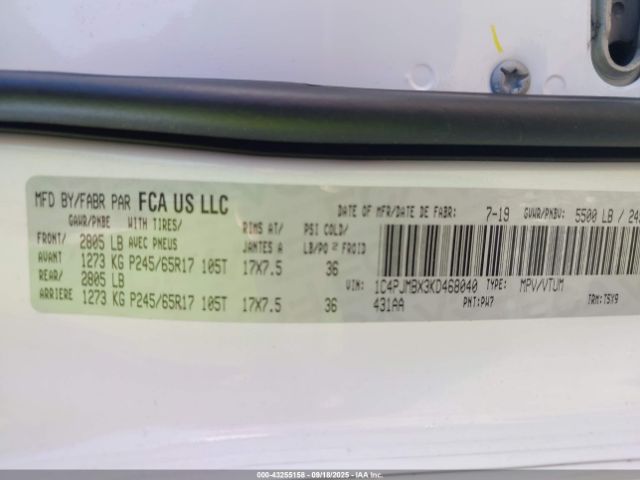 2019 JEEP CHEROKEE 1C4PJMBX3KD468040 Photo 8