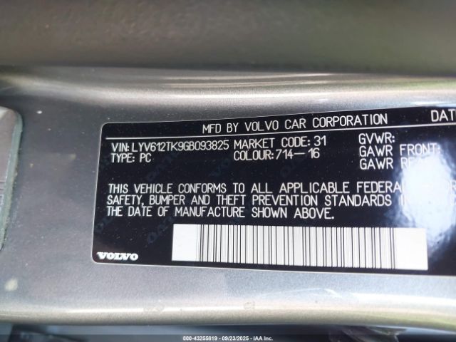 2016 VOLVO S60 INSCRIPTION LYV612TK9GB093825 Photo 8
