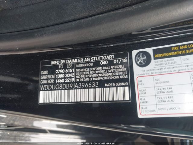 2018 MERCEDES-BENZ S 560 WDDUG8DB9JA396633 Photo 8