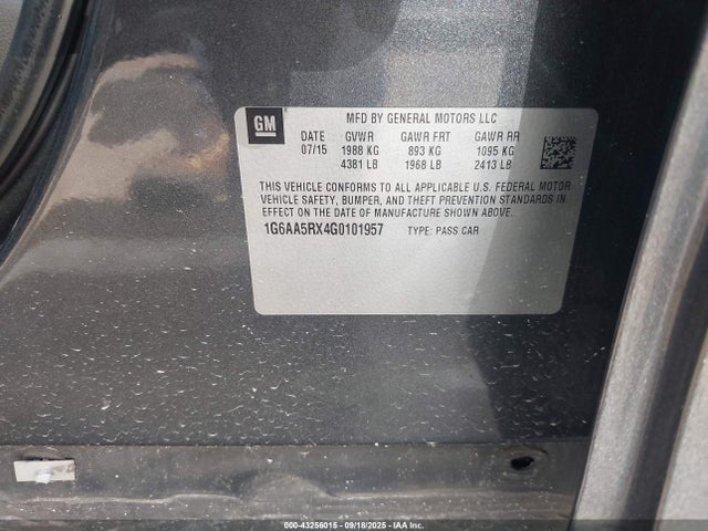 2016 CADILLAC ATS 1G6AA5RX4G0101957 Photo 8