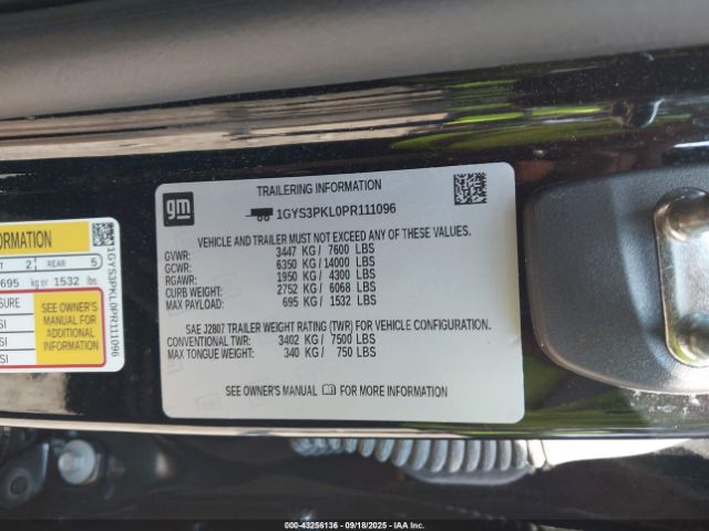 2023 CADILLAC ESCALADE ESV 1GYS3PKL0PR111096 Photo 8