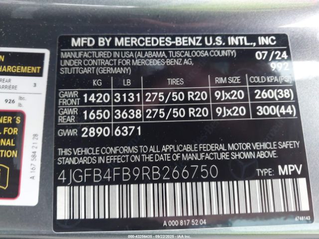 2024 MERCEDES-BENZ GLE 350 4JGFB4FB9RB266750 Photo 8