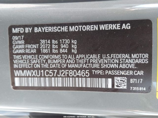 2018 MINI HARDTOP WMWXU1C57J2F80465 Photo 8