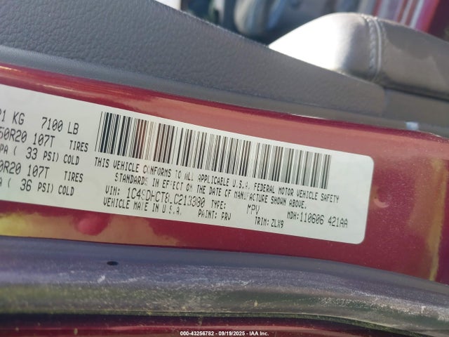 Dodge 2020 2020 1C4SDHCT8LC213380 Image 9
