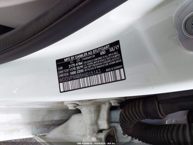 WDDVP9AB5HJ015143 Mercedes-Benz 2017