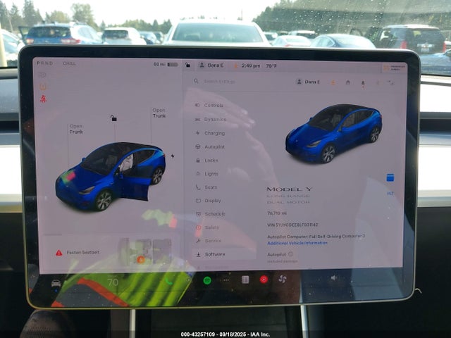 5YJYGDEE8LF031142 Tesla Model Y