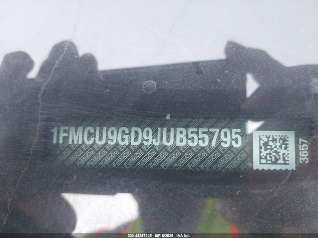 1FMCU9GD9JUB55795 Ford 1.5l gtdi sigma w/premium fuel
