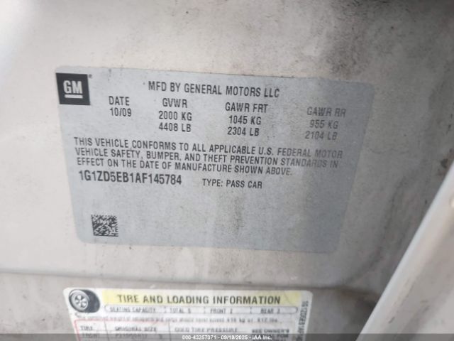 2010 CHEVROLET MALIBU 1G1ZD5EB1AF145784 Photo 8