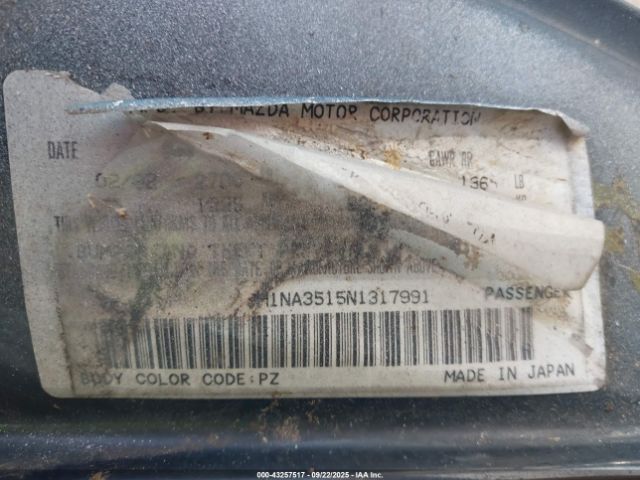 1992 MAZDA MX-5 MIATA JM1NA3515N1317991 Photo 8