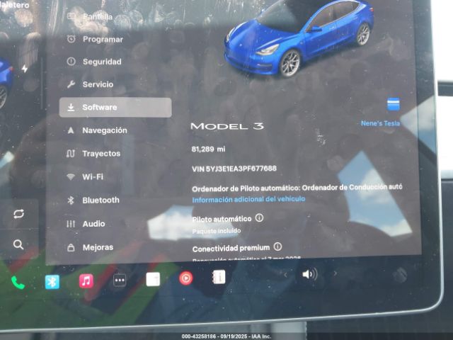 2023 TESLA MODEL 3 5YJ3E1EA3PF677688 Photo 6